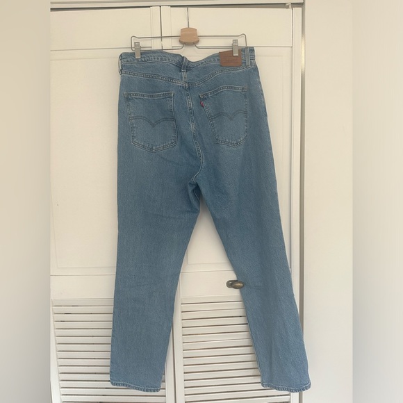 Levi Blue Jeans Size 32 70s high slim straight - Picture 2 of 2